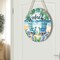 Sea Chair Front Door Sign Flower Wall Hanging Round Door Hanger Farmhouse Coastal Beach Wooden Wreath for Front Door Hello Summer Outdoor Porch Decor 12"X12"